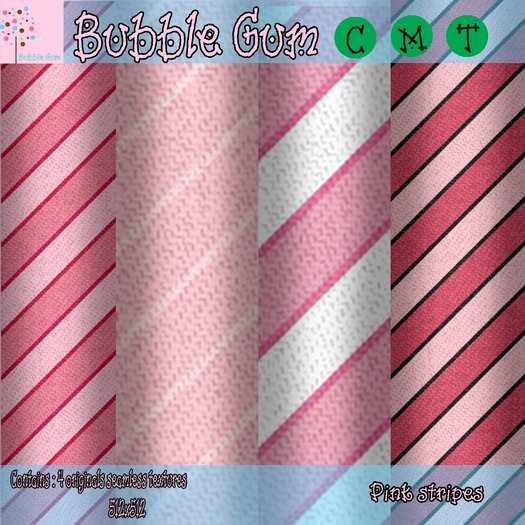 Pink stripes seamless textures 