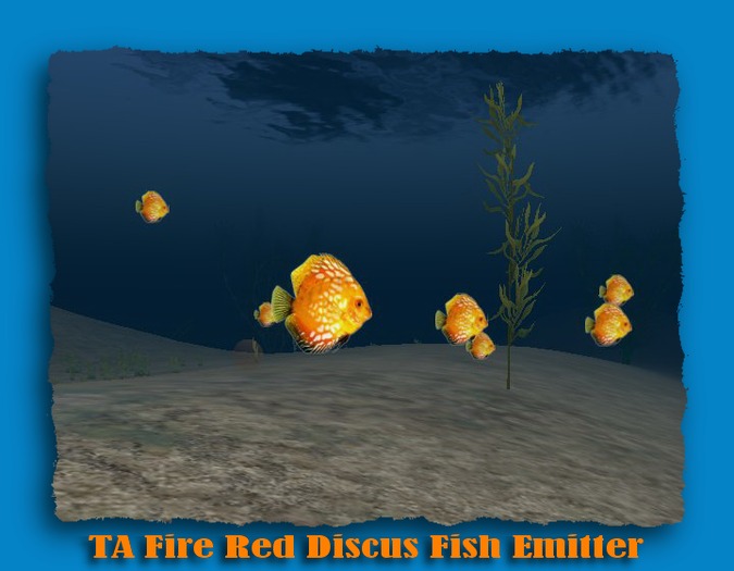 TA Fire Red Discus Fish Emitter 2011