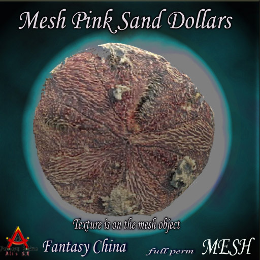 Mesh Pink Sand Dollars Full perm 