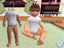 *Baby Couture* Princess Onesie  Ezk37/541