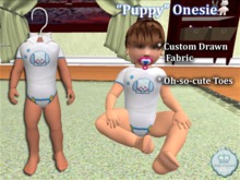 *Baby Couture* Puppy Onesie   Ezk37/543