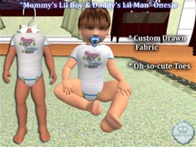 *Baby Couture* MomsBoy Onesie   Ezk37/556