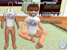 *Baby Couture* COGod Onesie   Ezk37/558