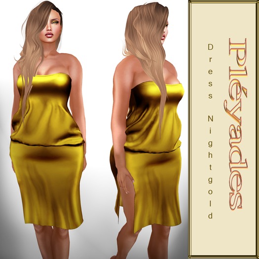 Pleyades*Dress  Mesh NighGold*