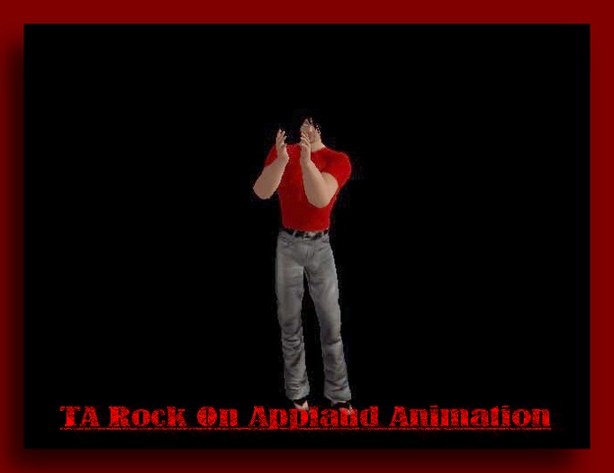 TA Rock On Applaud Animation
