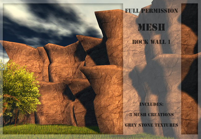 Mesh Rock wall full perm
