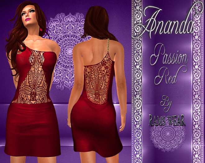 Ananda-Passion Red Dress