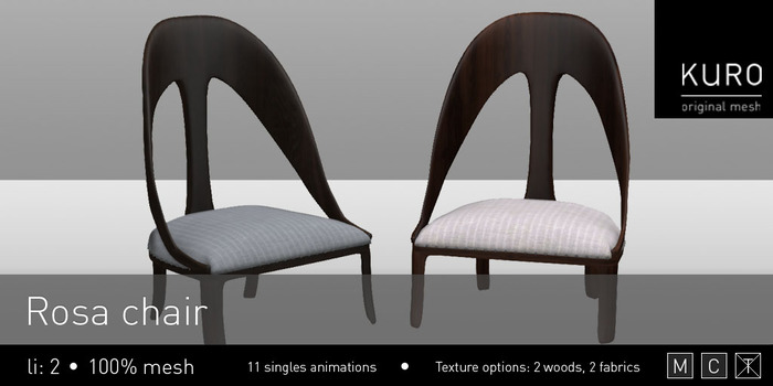 Kuro - Rosa chair