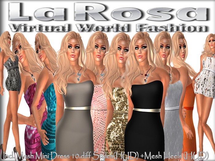 LaRosa Mesh MiniDress Complete Demo