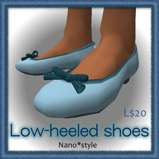 Low-heeled shoes-sax