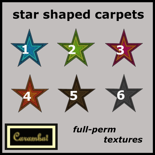 star shaped carpets  - texture pack