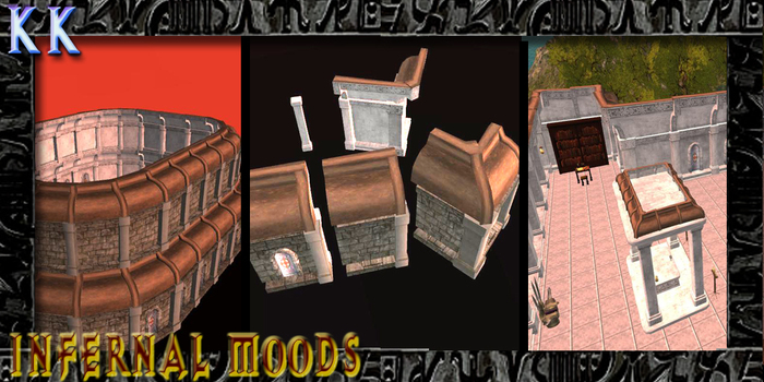 KK Scapes: Temple Kit MESH