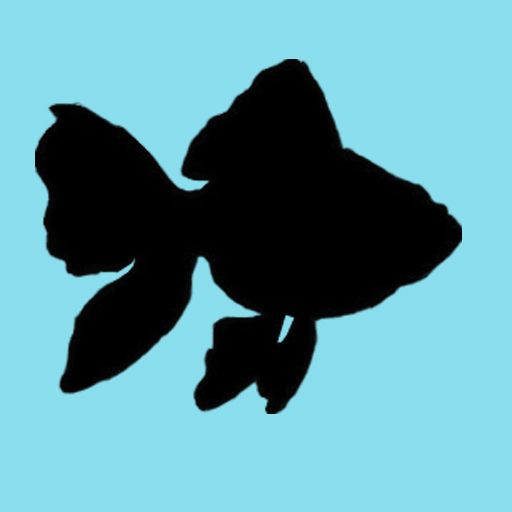 Silhouette  of FISH ANGEL-like copy / modify / resize