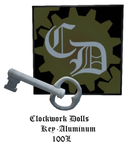 Clockwork Dolls Key Aluminum