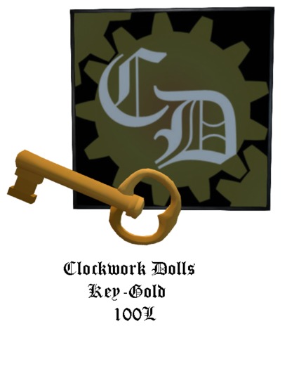 Clockwork Dolls Key Gold