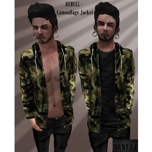 REBELL - Camouflage Jacket
