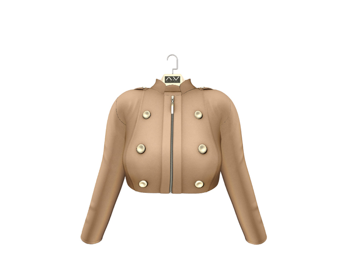 .:Vitrimi:. Crop Jacket Beige