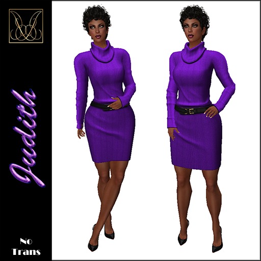 JCD Judith Purple Mesh Dress (bagged)