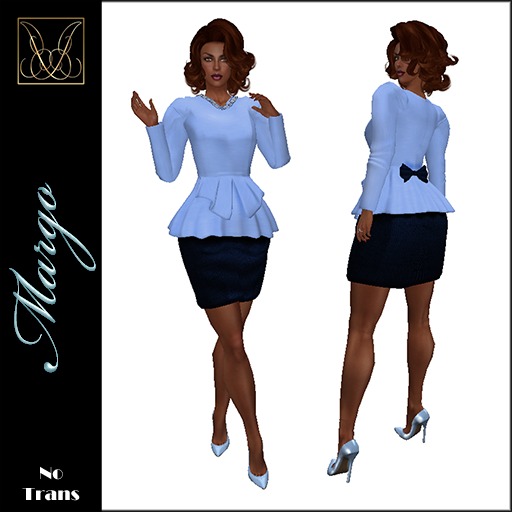 JCD Margo Blue Mesh Dress