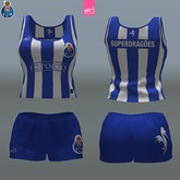FC PORTO  - female top + shorts (MESH)