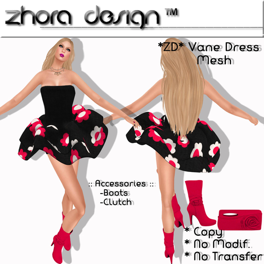 *ZD* Vane Flowers Dress
