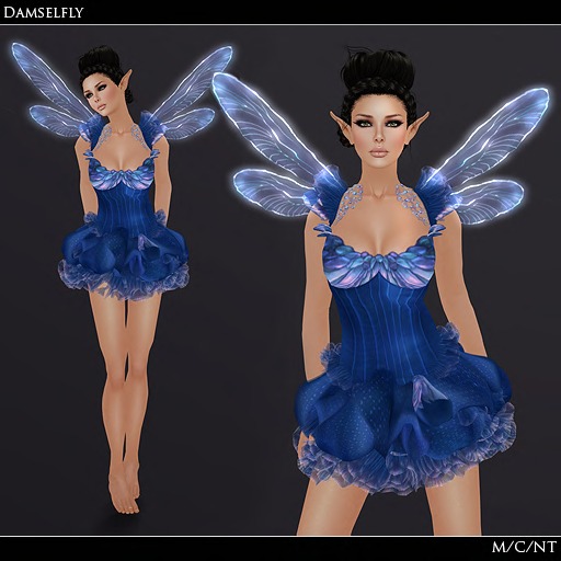 *EC* Damselfly Fairy Fantasy - Azure