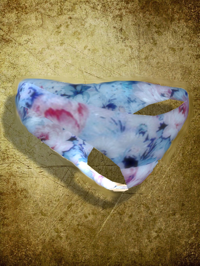 ^^Mesh Ladies Briefs Flowers Blue^^