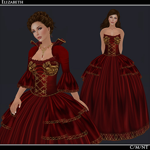*EC* Elizabeth Gown - Red