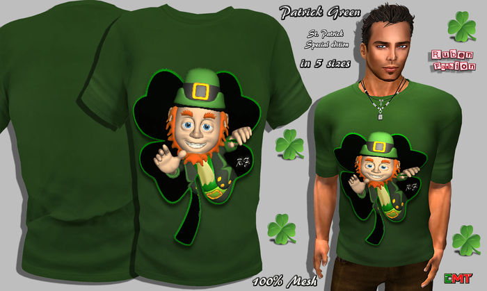 R.F. - Patrick Green Mesh_Mens Tee - boxed