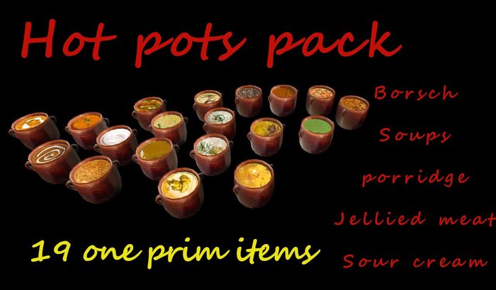19 hot pots pack
