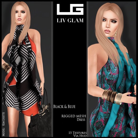 [LIV-Glam]WINTER2012 Posen Scrapbook Dress HUD[WearMe]