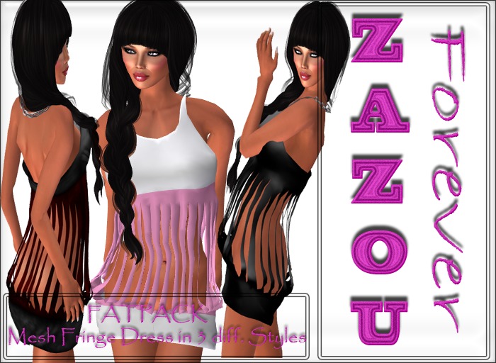 ZaZou Mesh FringeDress FATPACK