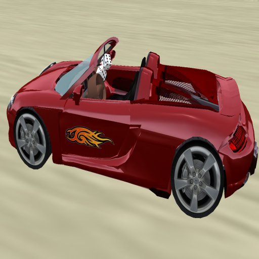 Red Shubbie Sportscar boxed