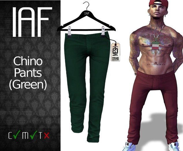 IAF Chino Pants (Green)
