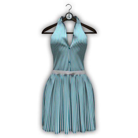 coldLogic dress - heron - blue