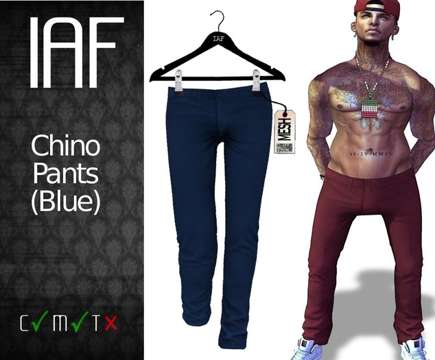 IAF Chino Pants (Blue)