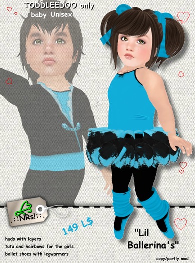 NRs!-Toddleedoo baby Unisex-Lil Ballerina's