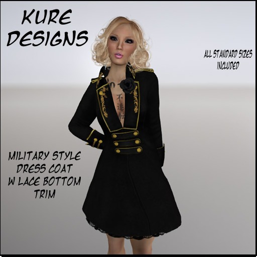 Military Coat Dress Boxed
