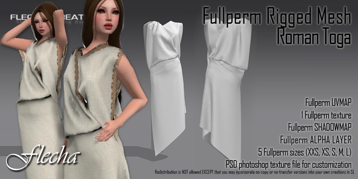 FLECHA roman toga fullperm