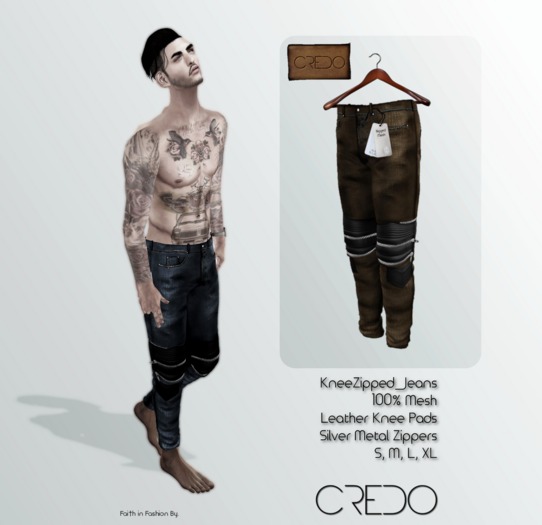 CREDO // KneeZip_Jeans_DEMO
