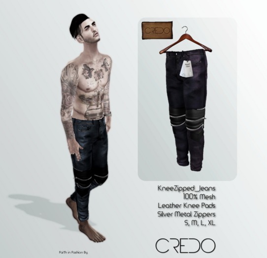 CREDO // KneeZip_Jeans_ORIGINAL
