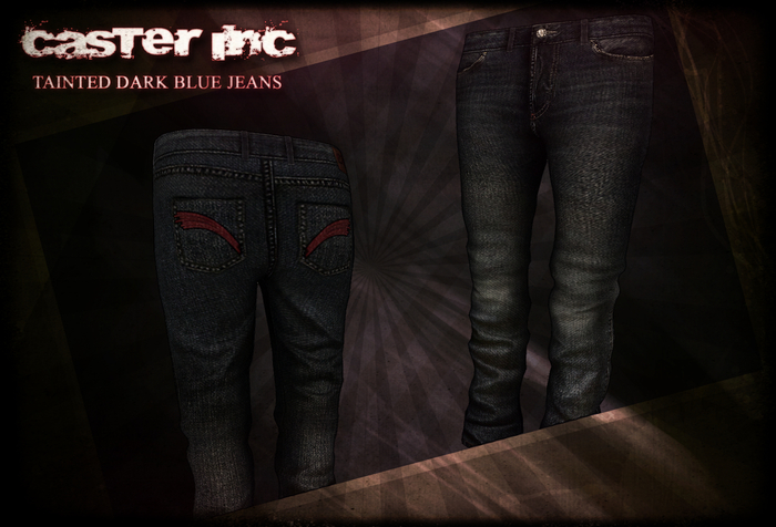 Caster Inc - Tainted Dark Blue Jeans