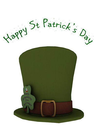 AyA Designs St Patrick's Day Top Hat *Gift*