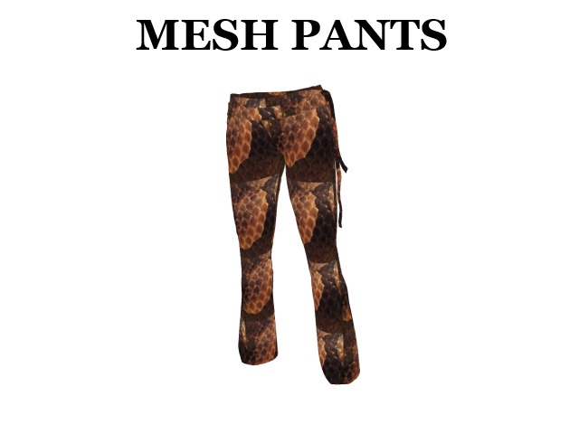 MESH WOMEN 5 PANTS RED DARK LIGHT SNAKE
