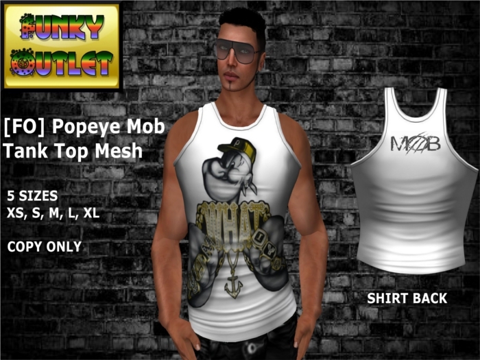 [FO] Popeye Mob Tank Top Mesh