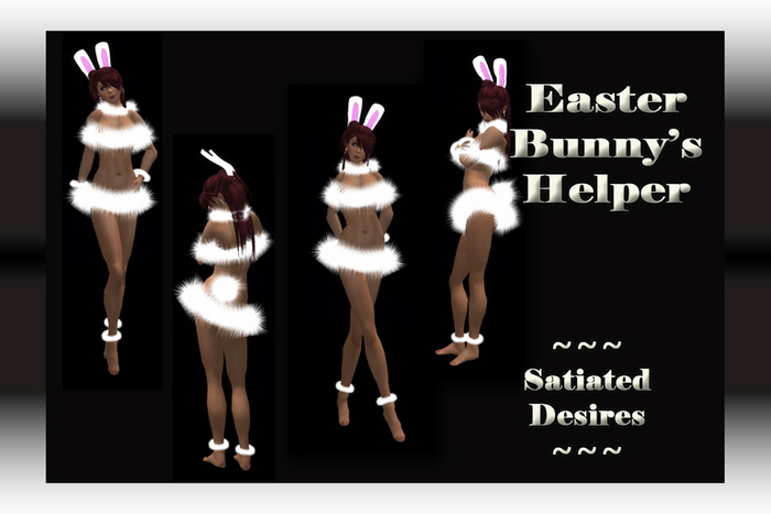 Satiated Desires:  The Easter Bunny's Helper 9 piece rippable outfit