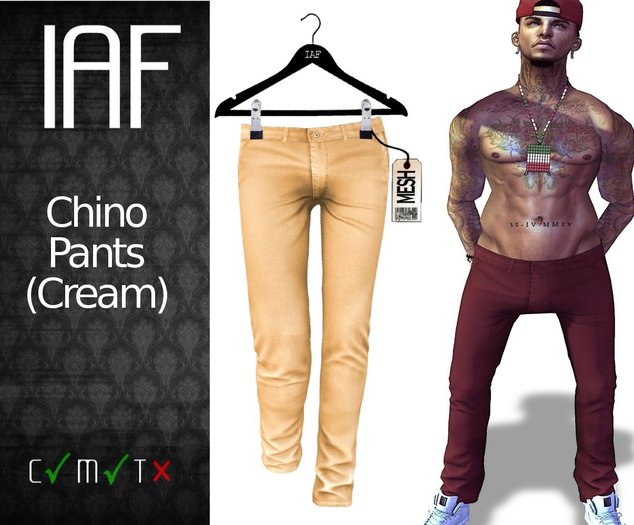 IAF Chino Pants (Cream)