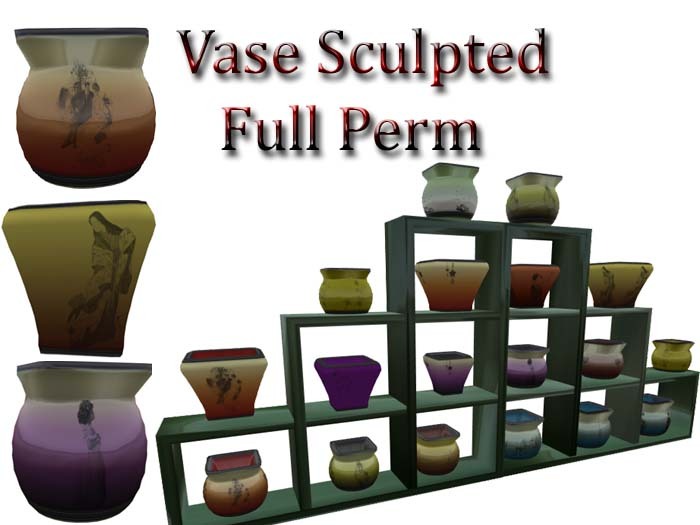 Vase Vintage Full Perm