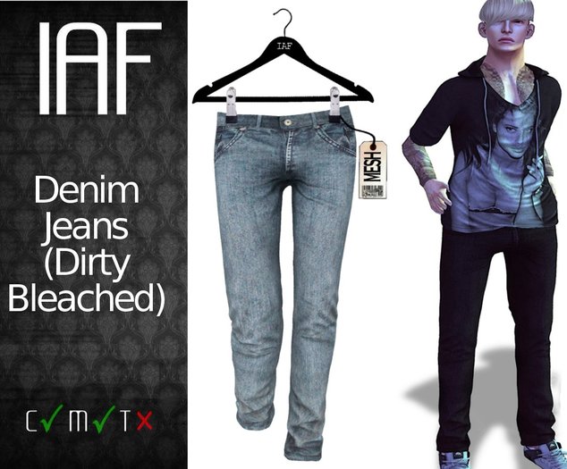 IAF Denim Jeans (Dirty Bleached)