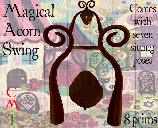 Kath's Attic-Magical Acorn Swing with Stand